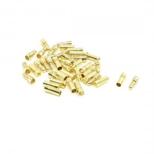 3.5mm Male Female Banana Plug Bullet Connector Replacements 20 Pairs