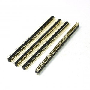 4 PCS Double Male End 2x40 Position 2.54mm Pitch IC Socket Connector