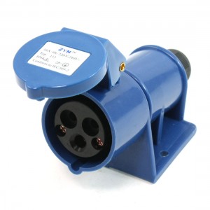 AC 220V-240V/16A IP44 2P+E IEC309-2 Single Phase Power Connector Female