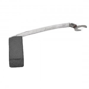 Black White 30mm x 12mm x 12mm DC Electric Motor Carbon Brush