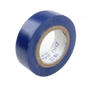 17mm Wide Insulation Adhesive Electrical Tape Blue 7.6M 25ft Long