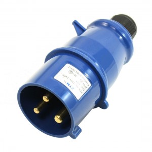 AC220V-240V/32A Single Phase IEC309-2 Splash Proof Mains Plug Male