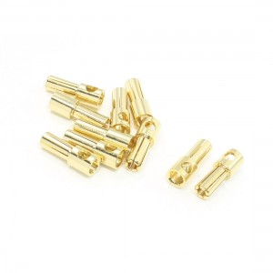 10pcs RC Model Li-Po Battery Male Banana Bullet Connector Plug 5mm