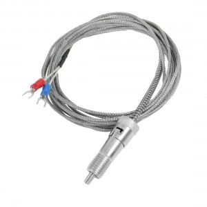 114" Long 11mm Screw Dia Thermocouple K Type Temperature Sensor 0-400C