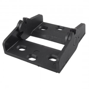 Black Drag Chain Cable Carrier 18 x 50mm Connector Adapter