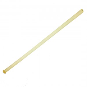 Mechanical Mold Spring Shock Absorption 10mm Dia. PU Rod Yellow 12"