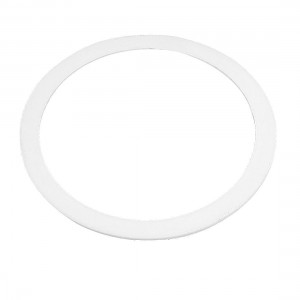 80mm x 95mm x 2mm Flat PTFE Gasket Washer Replacement White