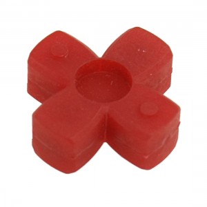 Red 29mm 1 1/7" OD 10mm 13/32" Bore Shaft Coupling Spider Insert