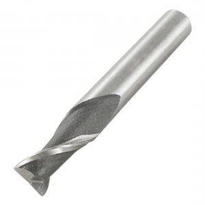 2.8" Length Straight Shank 2 Flutes HSS-AL End Mills Cutter