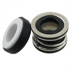 Water Sealing Single Coil Spring Rubber Bellows Mechanical Seal 16mm