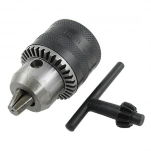 Tapered 1.5-10mm Capacity 3/8"-24UNF Mount Electric Key Drill Chuck
