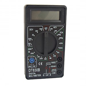 Mini AC DC Volt Ohm Measuring LCD Digital Multitester