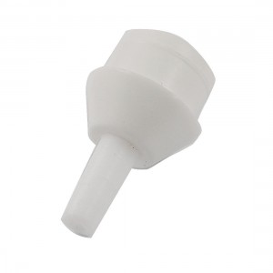Spare Part White Plastic Desoldering Pump Solder Sucker Tip 2 Pcs