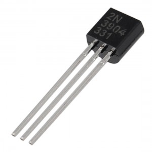 100 Pcs 2N3904 Three Pins Through Hole NPN Transistors