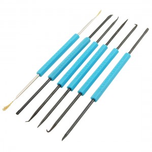 Hex Handle PCB Circuit Board Solder Assist Set Disassembly Tool 6 in 1 Qguyn