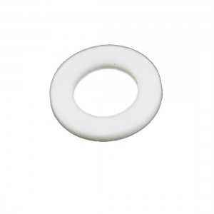 14mm x 24mm x 2mm Flat PTFE Gasket Sealing Washer White