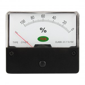 Class 2.5 Accuracy DC10V Load 0-100 Percent Panel Meter