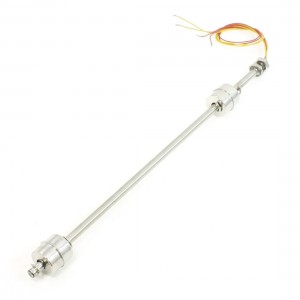 Silver Tone Double Ball Water Level Sensor 37cm DC100V 0.5A 10W