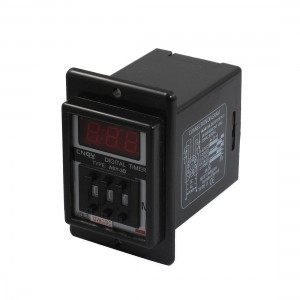 Black AC/DC 12V Power on Delay Timer Time Relay 0.1-99.9 Minute 8 Pins ASY-3D