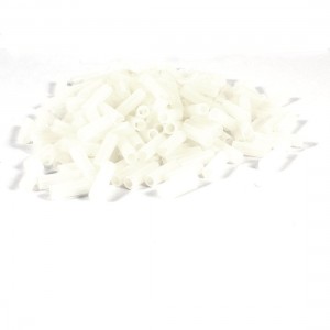 PCB Board White Cylinder Shape Nylon 66 LED Spacer Support 5mmx15mm 200 Pcs