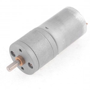 80RPM 4mm Shaft Dia Electric Power Gearbox Geared Motor 12VDC