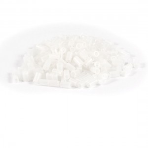 3.5mm x 5mm x 8mm Cylinder Shape Nylon 66 PCB Board Spacer Support White 300 Pcs