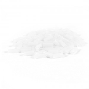 100 Pcs White Nylon 66 PCB LED Spacer Support Cylindrcial 0.2" OD 0.51" Height