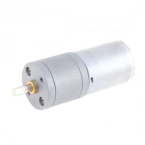 12V 50RPM 4mm Shaft Dia Speed Reducing DC Gearbox Geared Motor