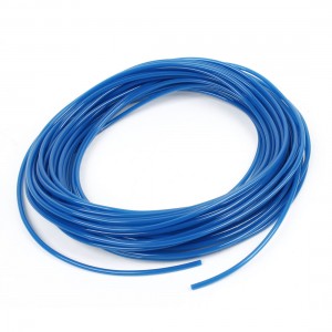 Blue 50 Meters 4mm OD 2.5mm ID 0.75mm Wall Thickness PU Air Hose Pipe