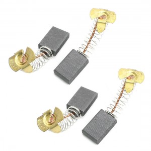 4 Pcs Spare Parts 5mm x 11mm x 16mm Carbon Brush for Dust Collector