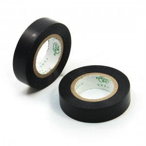 12M Long 17mm Wide PVC Electrical Wire Insulating Tape Roll Black 2PCS