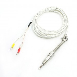9.8Ft Nylon Wrapped Cable 0-600C Spring Sleece E Type Thermocouple