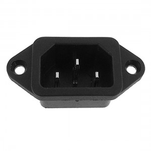 10A 250V 3 Pins Receptacle IEC 320 C14 AC Power PCB Panel Socket Connector