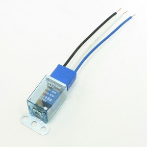 DC24V 3 Wire Blue Socket Insulation Shell LED Pilot Lamp Car Flasher Relay 5 Pcs
