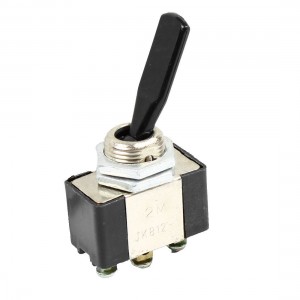 Auto JK812-1 ON/OFF/ON 3 Position 3 Pins Terminals Toggle Switch DC 12V