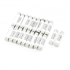 20 Pcs 500V 32A 10x38mm Cylindrical Ceramic Tube Fuses Link R015 RT14 RT18 RT19