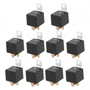 DC 24 Volts 40A 1NO+1NC SPDT 5 Pin JD2914 Type Auto Car Relay 10 Pcs