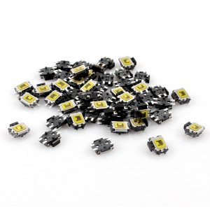 50 Pcs 5x4x1.6mm 4-Pin Momentary Push Button Mini SMD SMT Tactile Tact Switch