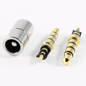 3 Pcs 3.5mm Male Plug 5.5mm x 2.1mm Female DC Power Jack Adapter Connector
