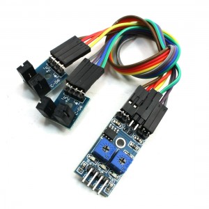 Speed Detector 4 Pins 2 Channel Velocity Measurement Sensor Module 3.3-5V