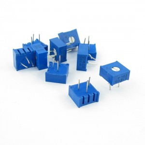 3386P-1-103 10K Ohm Single Turn Top Adjustment Trimmer Potentiometers 10 Pcs