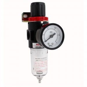 AFR2000 Compressor Regulator Pneumatic Air Filter 1 4 inch PT w Pressure Gauge