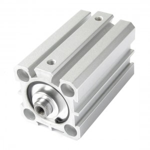 Dual Acting 25mm Bore 50mm Stroke Single Rod Air Cylinder Silver Tone