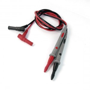 2 Pcs Digital Multimeter 1000V 10A 42.1" Test Lead Cable Probe Red Black