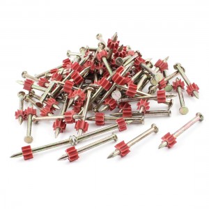 100 Pcs 3mm Dia Shank 45mm Long Power Hammer Drive Pins Fasteners