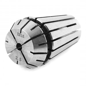 2.5mm ER16 Tools Holding Clamping Spring Collet Socket Silver Tone