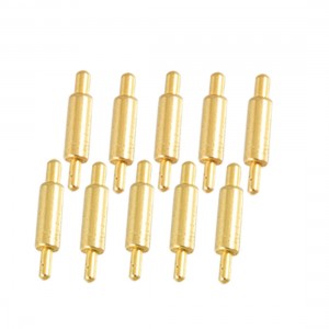 10 Pcs 0.87mm Dia Round Tip Spring Loaded Test Probes Pins