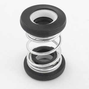 0.5" Dia Water Pumps Rubber Bellows Coil Spring Mechanical Shaft Seal