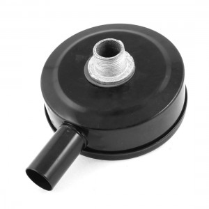 32mm 1 1/4" Admitting Port Metal Silencer Black for Air Compressor