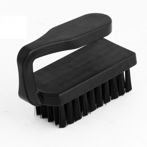 Plastic U Shaped Handgrip Anti Static Brush Cleaning Tool Black